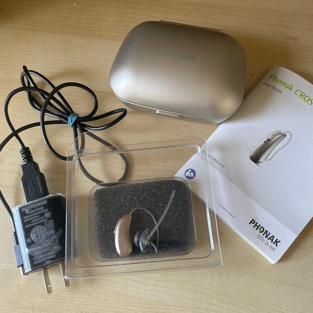 Phonak CROS P LEFT ONLY and Charging case